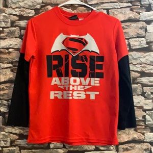 Batman V Superman 10/12 Tall Long Sleeve Shirt